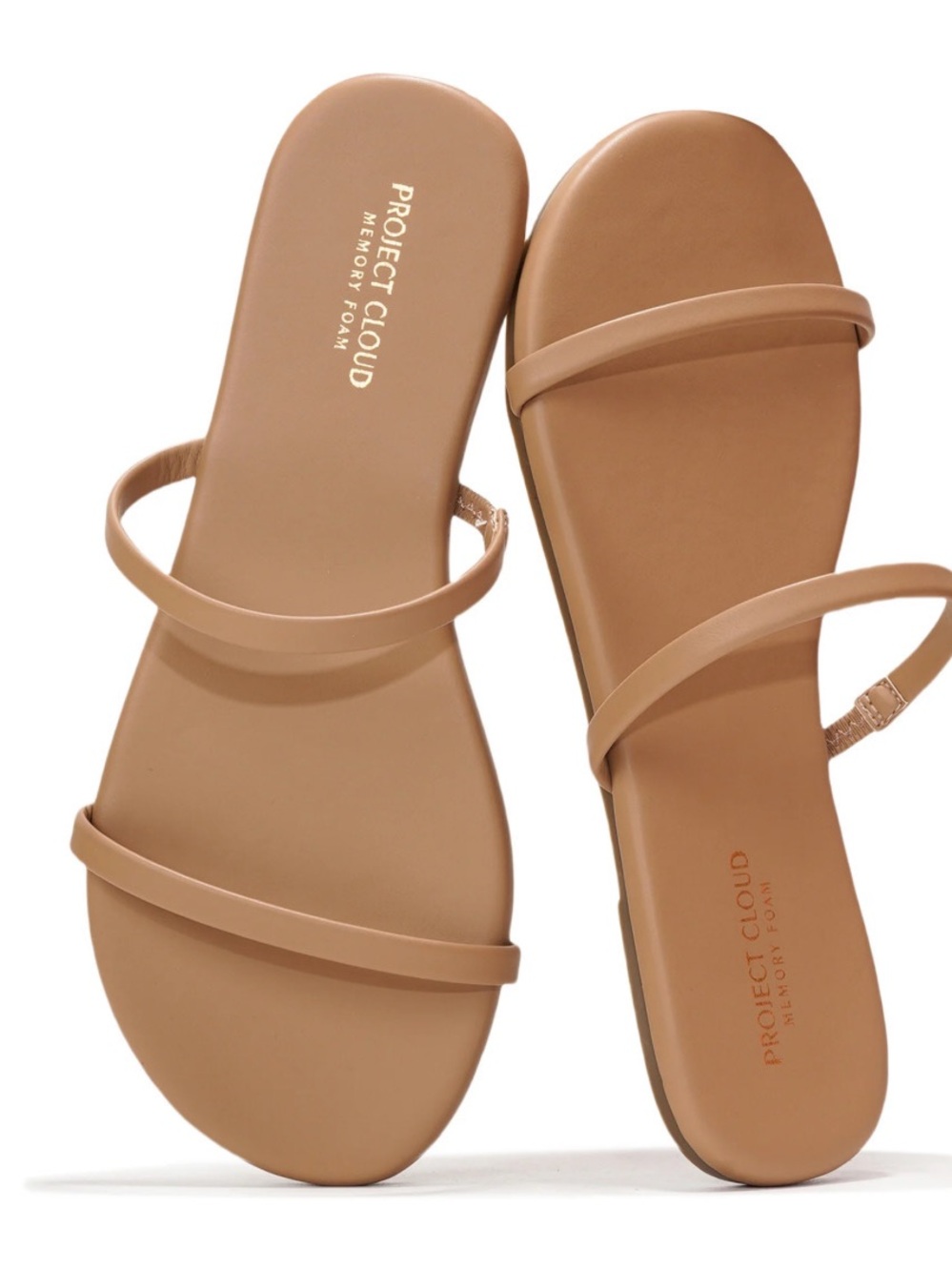 NWT Project Cloud Strappy Sandals